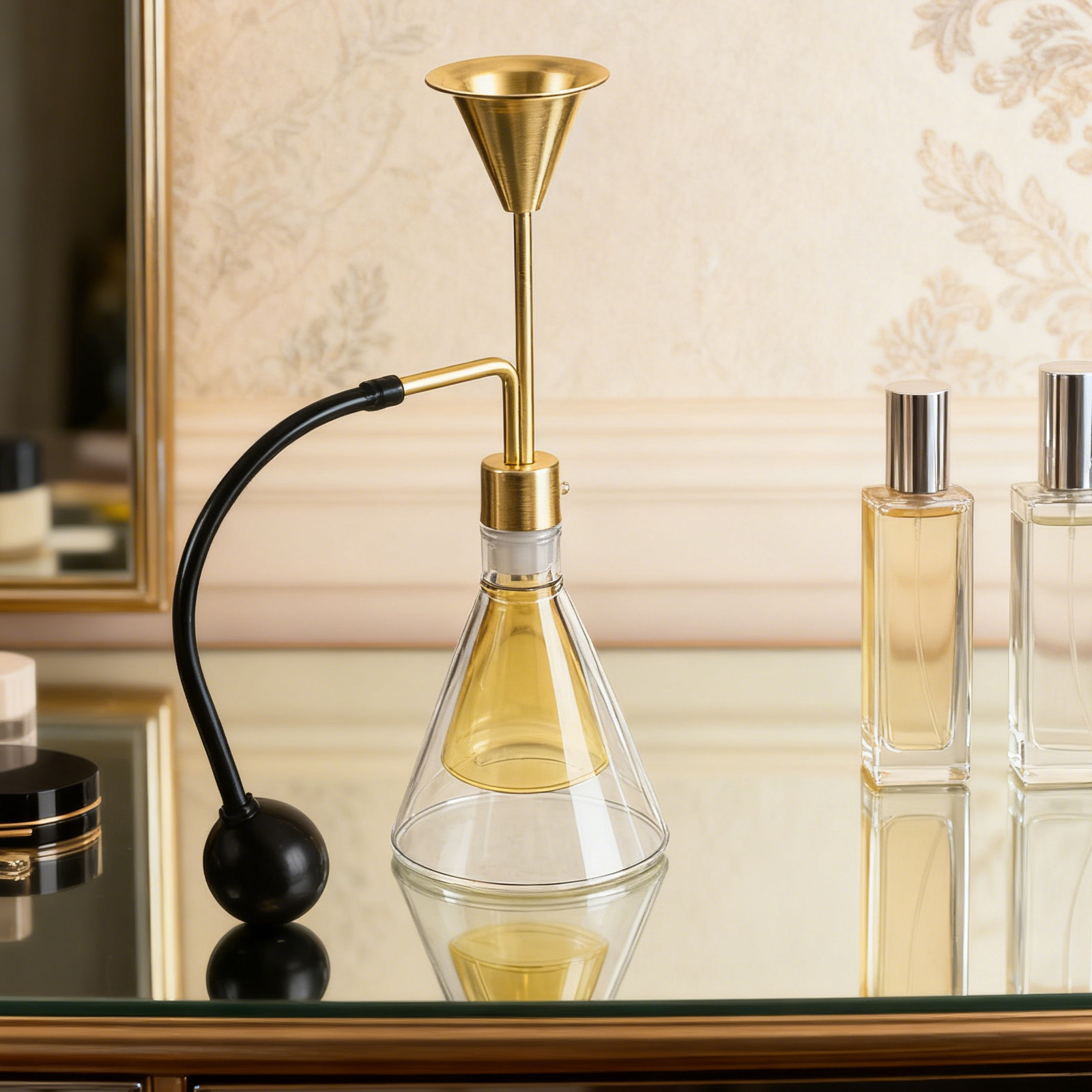 Home Fragrance Us - Double Wall Glass Essential Oil Flask