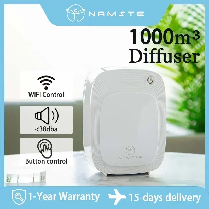 Home Fragrance Flowers - Namste 1000m³ Aroma Diffuser Machine 200ML
