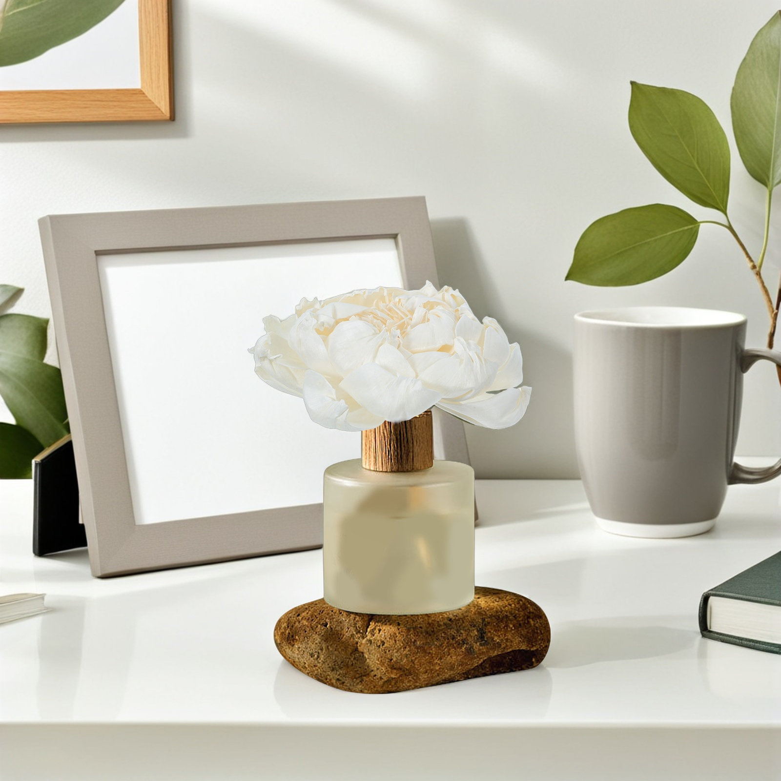 Peony Head Fragrance Diffuser  - Home Fragrance Flowers ulasan dan harga