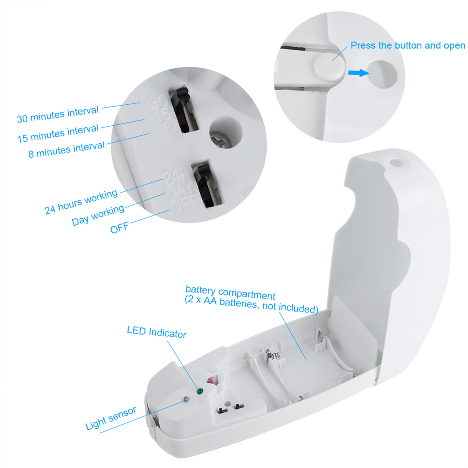 Automatic Aerosol Dispenser Ho - Home Fragrance Automatic Spray ulasan dan harga