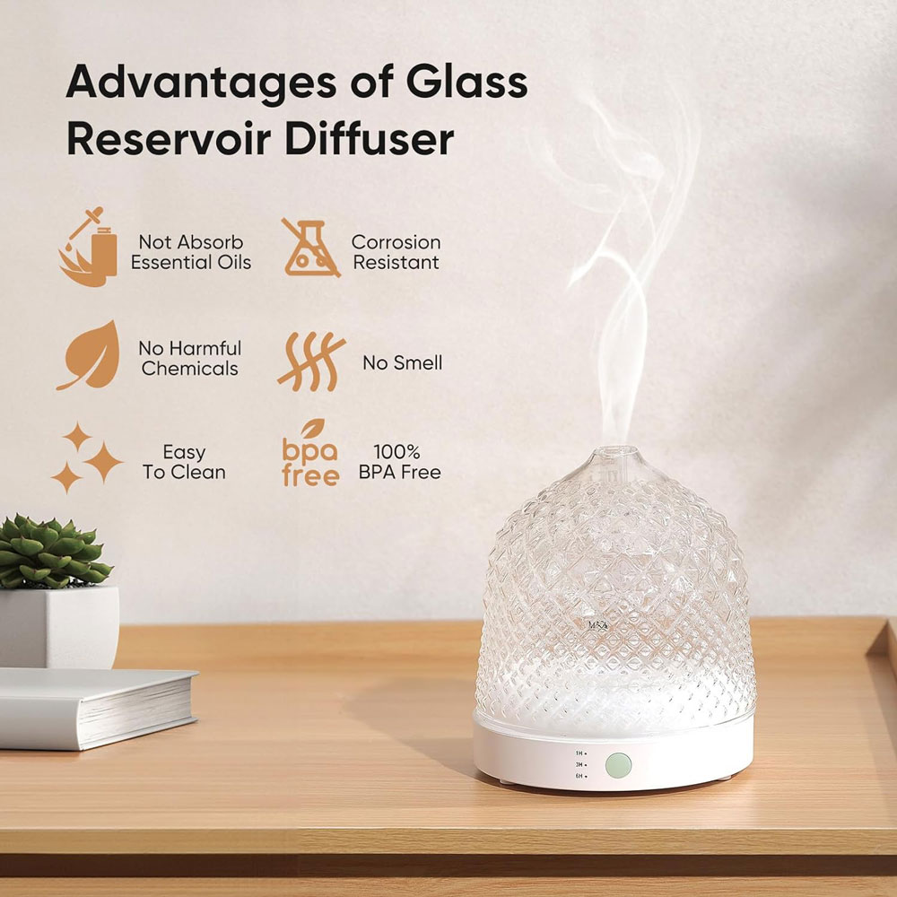 Electric Glass Ultrasonic Arom - Home Fragrance Us ulasan dan harga