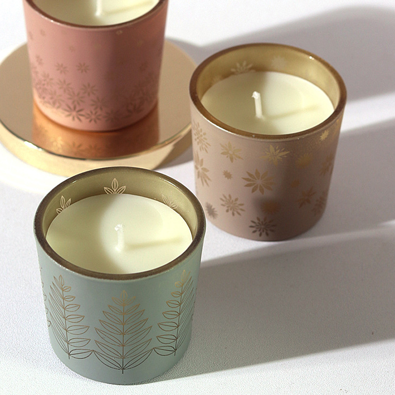 Colorful Ceramic candles creat - Home Fragrance Flowers ulasan dan harga