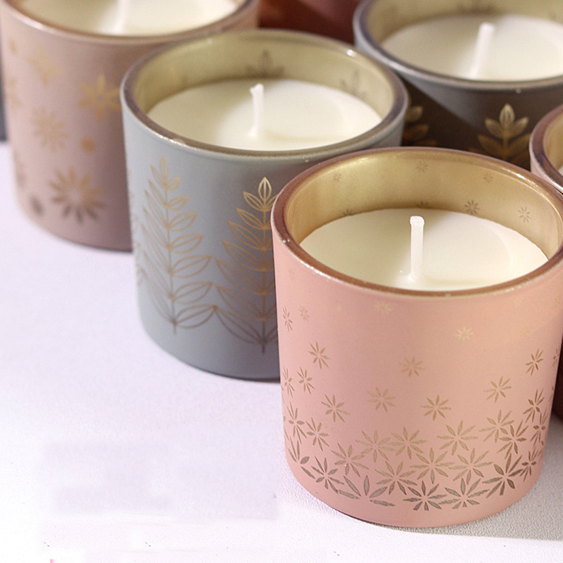 Colorful Ceramic candles creat - Home Fragrance Flowers ulasan dan harga