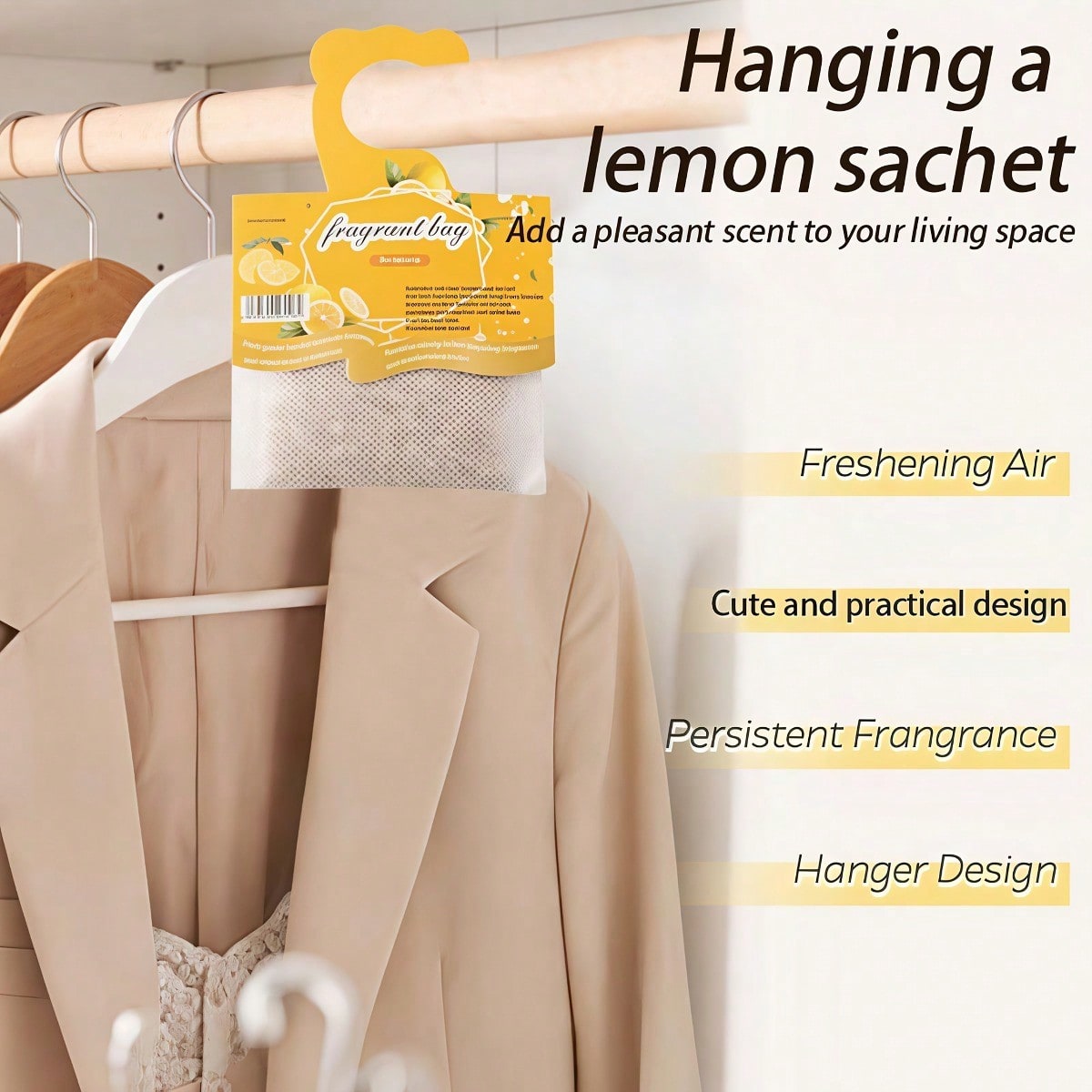 Hanging Lemon Scented Sachets, - Home Fragrance Flowers ulasan dan harga
