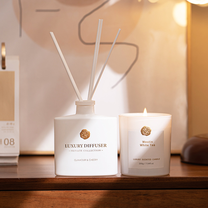 Reed Diffuser & Scented Candle - Home Fragrance Set Gift ulasan dan harga