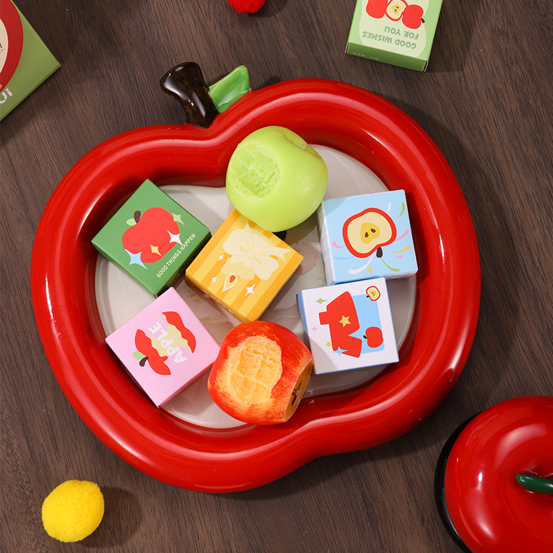 Apple‑Shaped Scented Candle Gi - Home Fragrance Set Gift ulasan dan harga